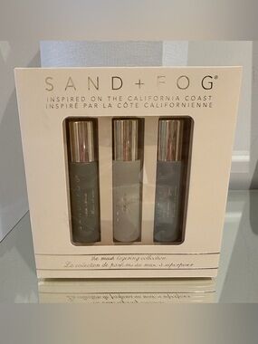 SAND+FOG Musk Layering Collection - Soft Skin, Silk Musk, Vanilla Musk 3 x 10ml